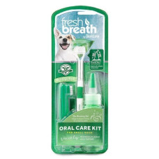 Набор для ухода за полостью рта TropiClean Свежее дыхание, для собак малых и средних пород, 59 мл