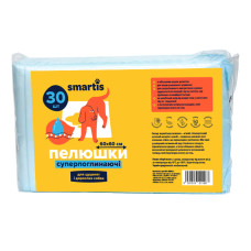 Пеленки суперпоглощающие, гипоаллергенные 60х60см, 30шт