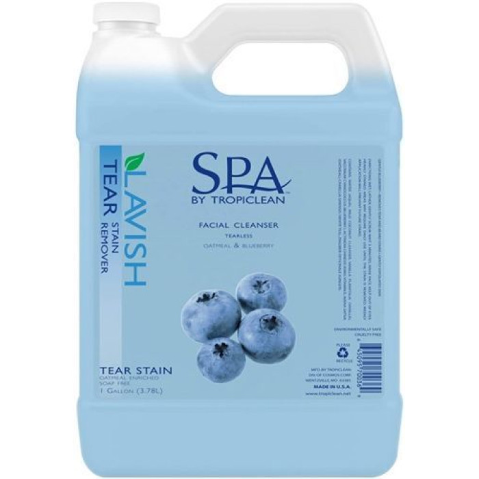  TropiClean SPA tear stain remover - гель для видалення слізних доріжок навколо очей з ароматом чорниці 236 мл
