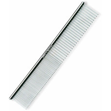 Гребень с короткими зубцами Artero 18х2,8 см (26 зубцов/37 узких зубцов), хромированный