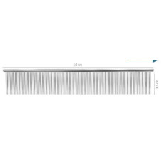 Гребень для объема Artero 23х3,3см, хром