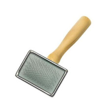 Пуходерка Carda Artero, длина зубцов 11 мм, деревянная ручка, S (6х4,5см)