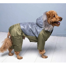 Зимний комбинезон из светоотражающей ткани Камуфляж A-78