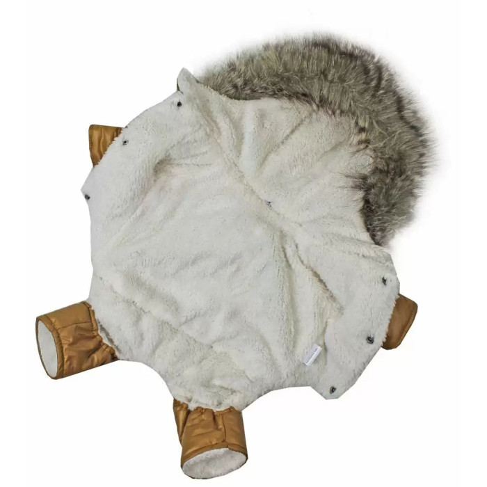 Зимний комбинезон на меху DB горчица AM-16