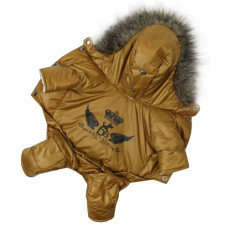 Зимний комбинезон на меху DB горчица AM-16