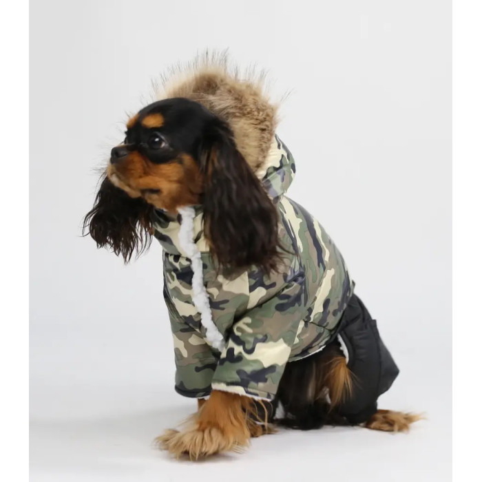 Зимний комбинезон на меху Милитари AM-2