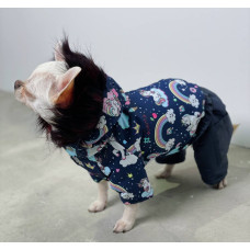 Зимний комбинезон на меху единорог AM-20