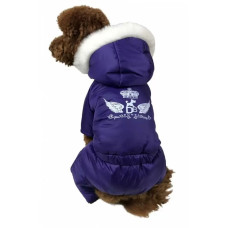 Зимний комбинезон на меху фиолетовый AM-4, унисекс №5