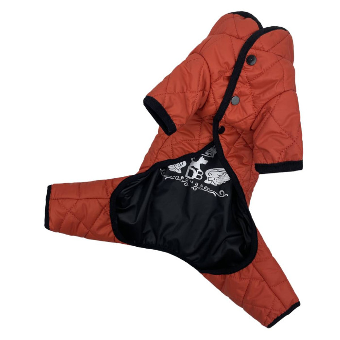 Комбінезон двосторонній стьобаний червоний AS-8