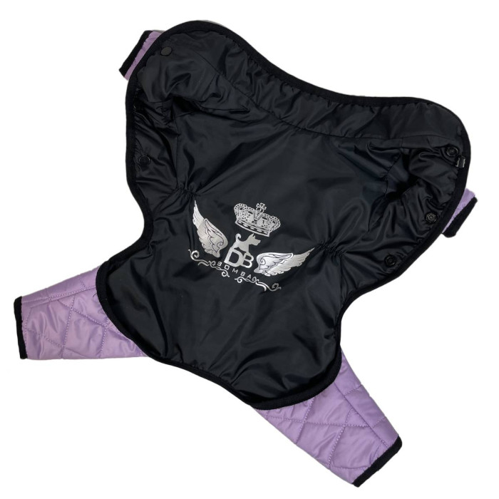 Комбінезон двосторонній стьобаний лаванда AS-10