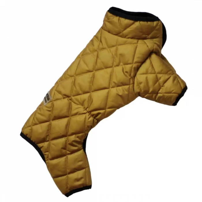 Комбінезон двосторонній стьобаний гірчичний AS-1, №2