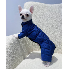 Комбинезон двухсторонний стеганый синий AS-5