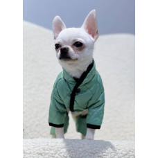 Комбинезон двухсторонний стеганый мята AS-6