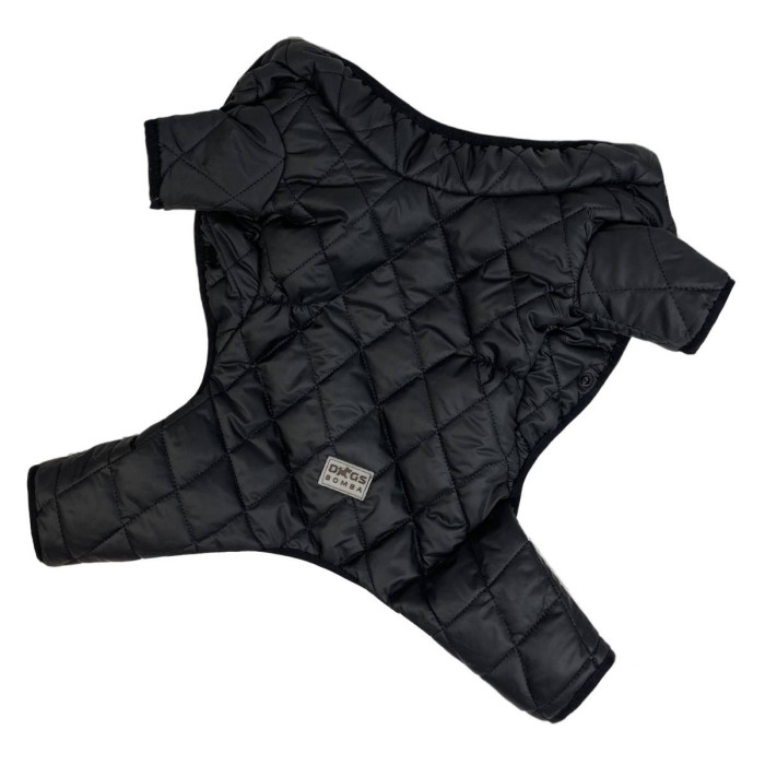 Комбінезон двосторонній стьобаний чорний AS-9