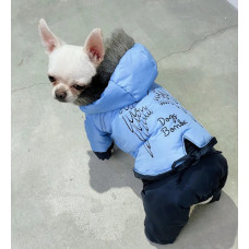 Комбинезон со съемными брюками голубой CO-19