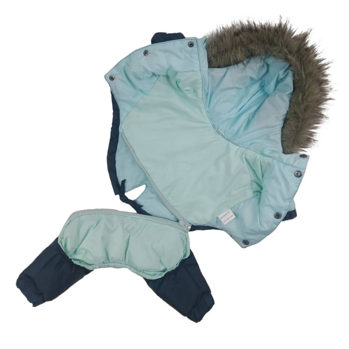 Комбинезон со съемными брюками голубой CO-19