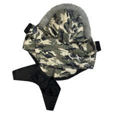 Комбинезон для собак со съемными штанами Камуфляж зеленый CO-33
