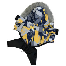 Комбинезон для собак со съемными штанами космос CO-34