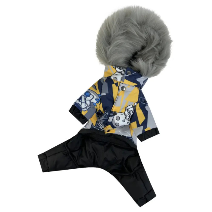 Комбинезон для собак со съемными штанами космос CO-34