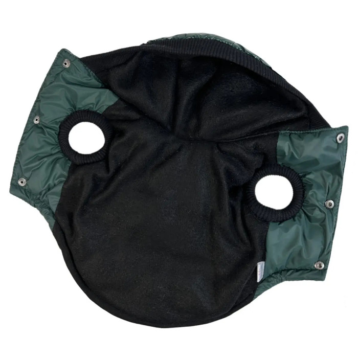 Жилет лакированный для собака изумрудный G-105