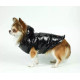 Жилет лакированный для собак черный G-52