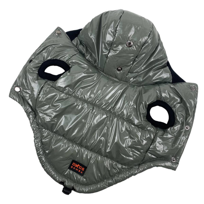 Жилет лакированный для собак хаки G-53