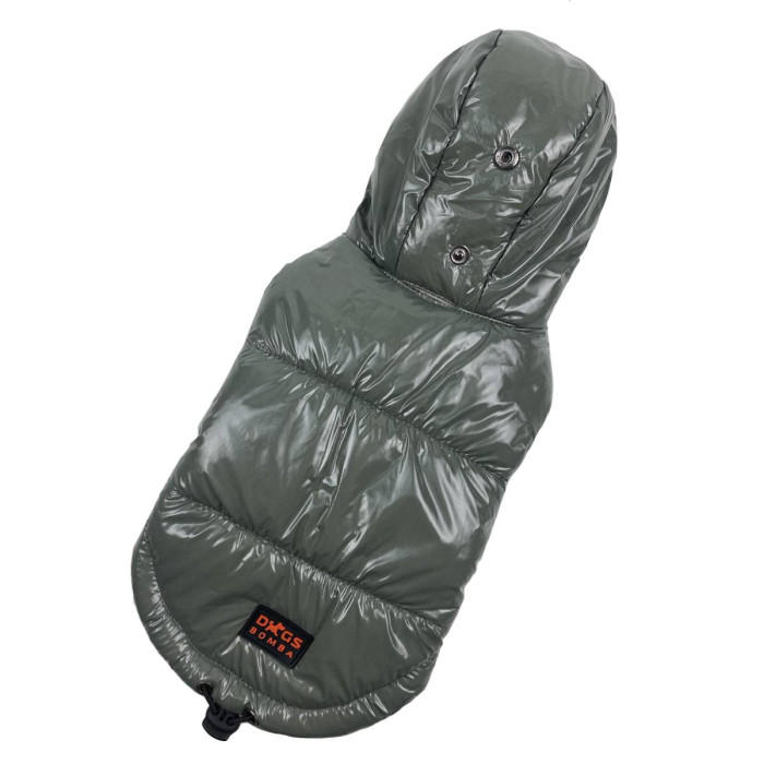 Жилет лакированный для собак хаки G-53