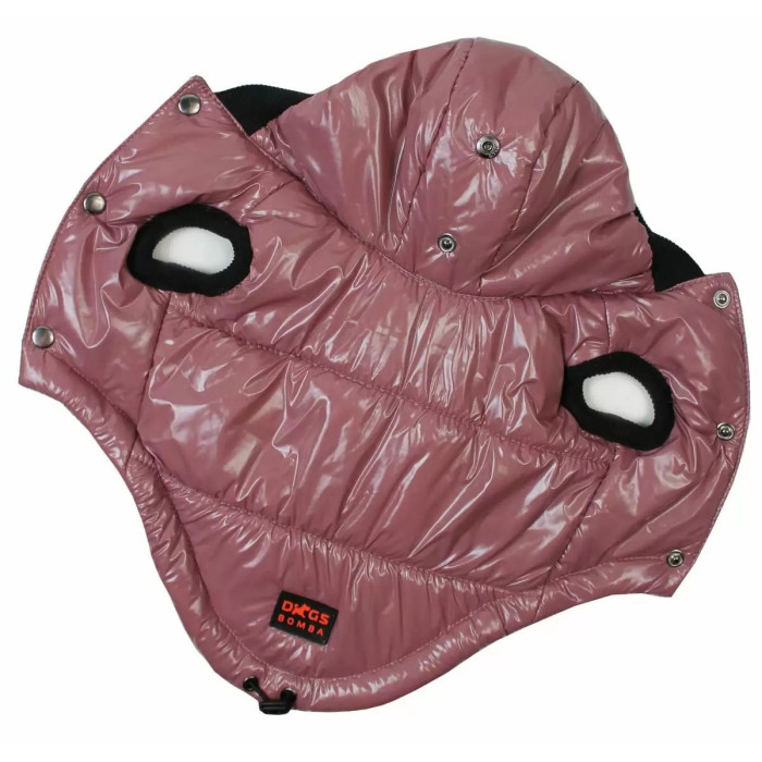 Жилет лакированный для собак пудра G-54