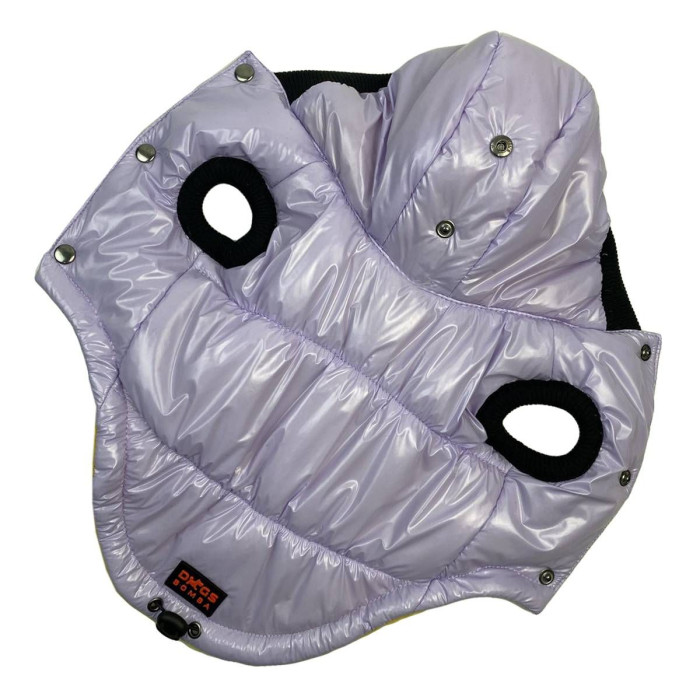 Жилет лакований для собак бузковий G-64