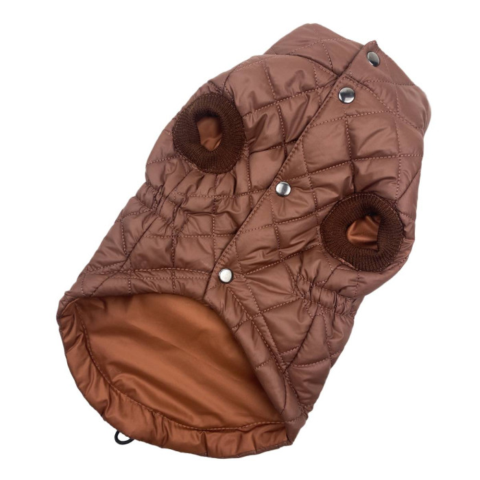 Жилет стежка для собак коричневый G-65