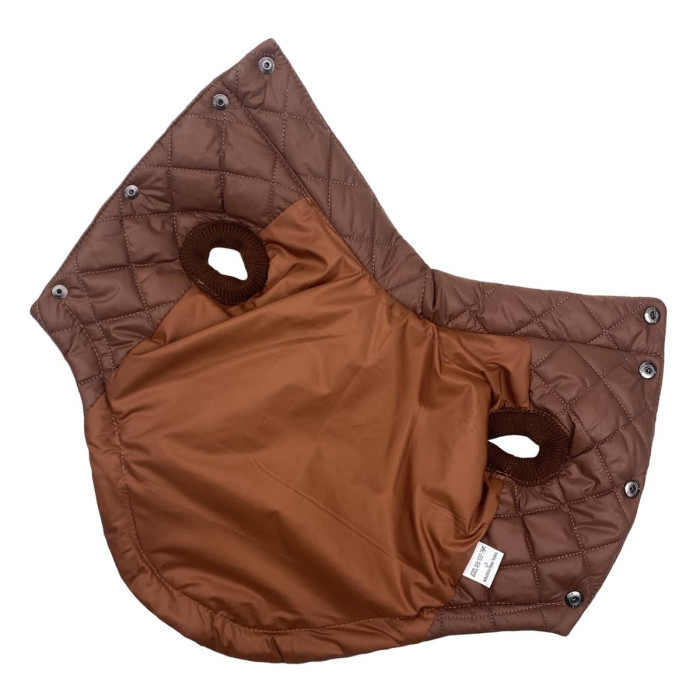 Жилет стежка для собак коричневый G-65