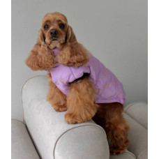 Жилет стежка Сердца сирень G-77