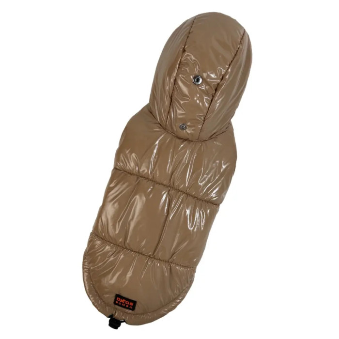 Жилет лакований для собак карамель G-93