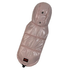 Жилет лакированный для собак розовый G-94