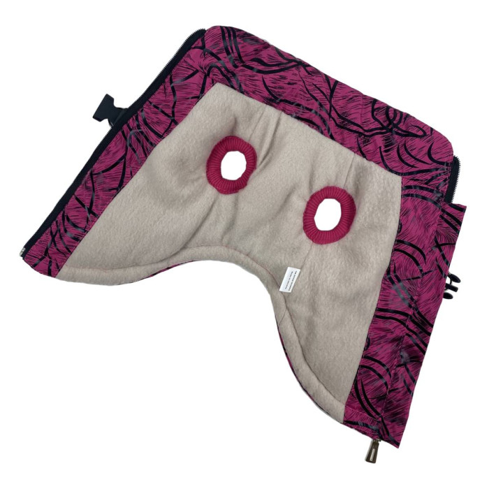 Жилет з шлейкою візерунки малиновий GS-22