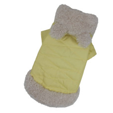 Куртка с мехом желтая K-28