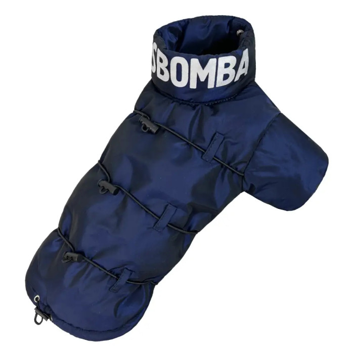 Куртка з фіксаторами синя K-75