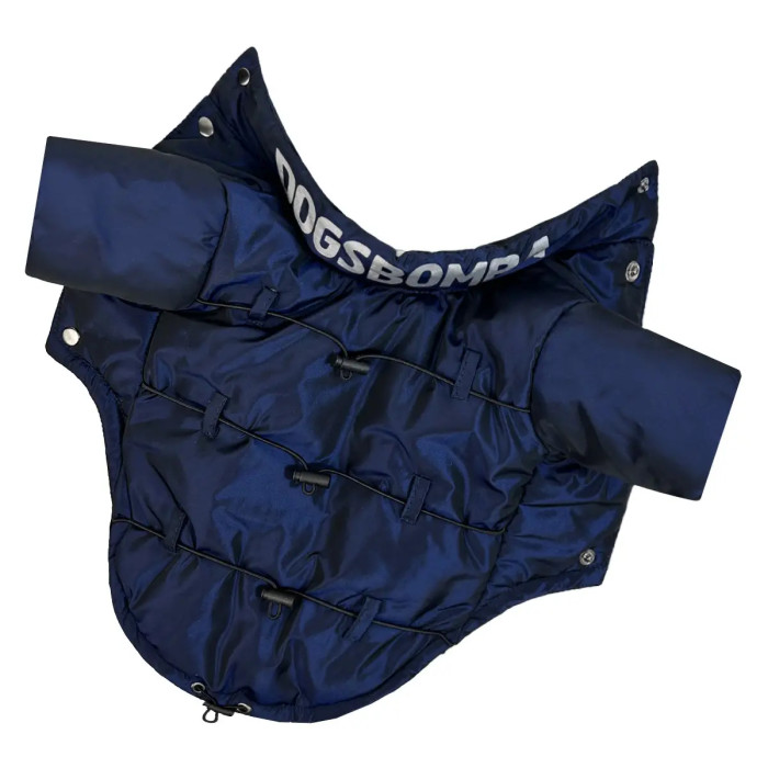 Куртка з фіксаторами синя K-75