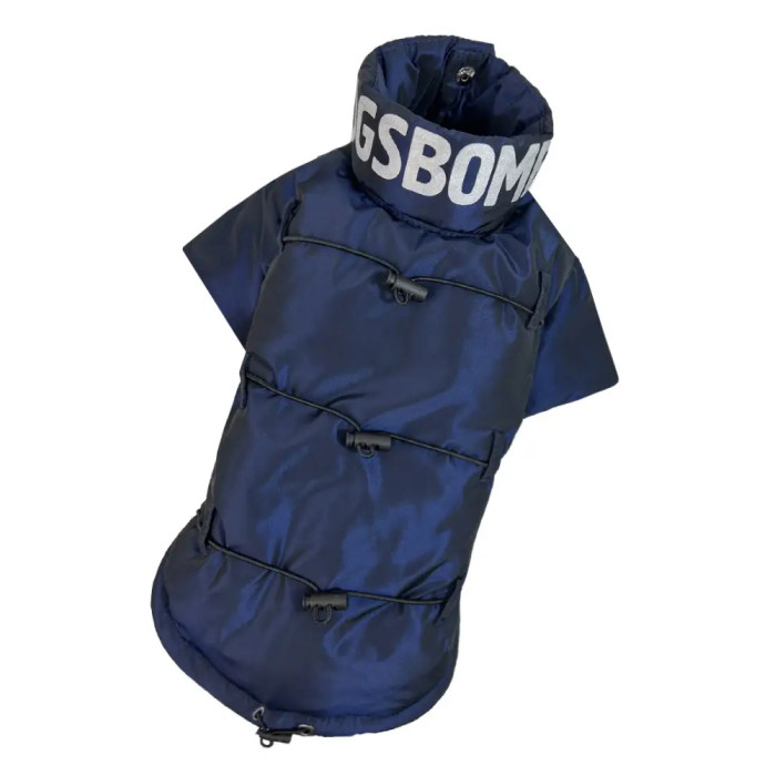 Куртка з фіксаторами синя K-75