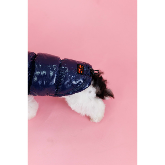 Куртка з фіксаторами синя K-75