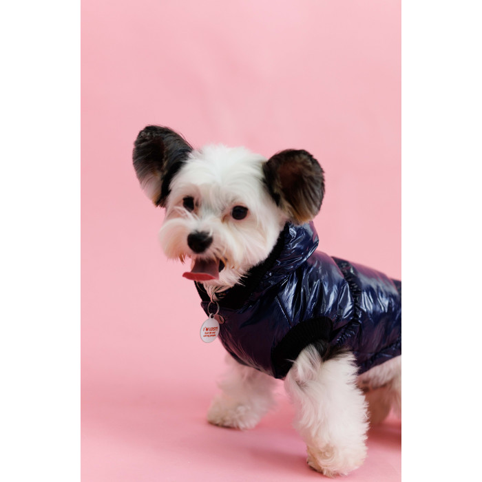 Куртка з фіксаторами синя K-75