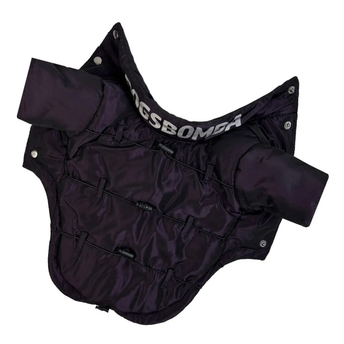 Куртка з фіксаторами фіолетова K-76