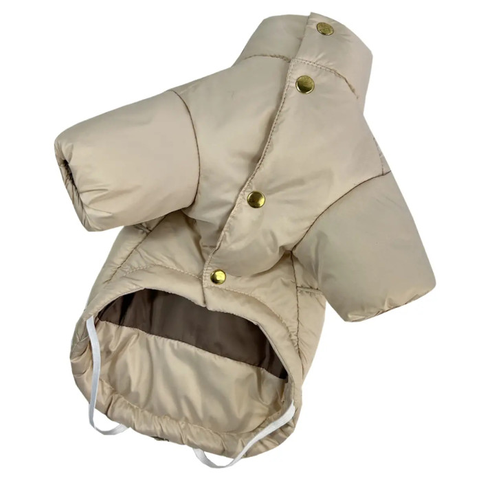 Куртка з фіксаторами перлинна K-93