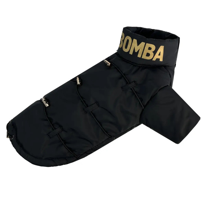 Куртка з фіксаторами чорна K-94