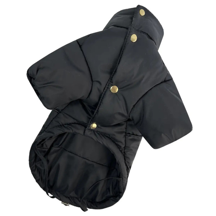 Куртка з фіксаторами чорна K-94