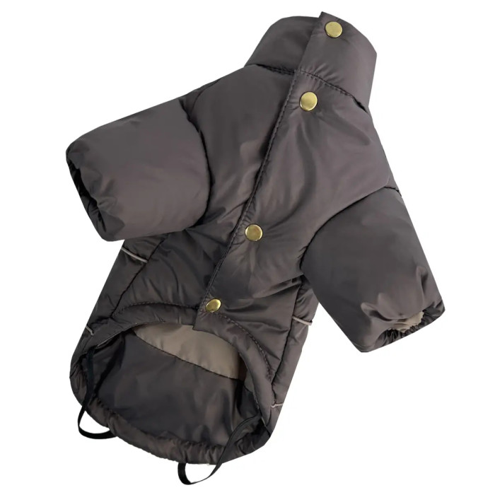 Куртка с фиксаторами шоколад K-95