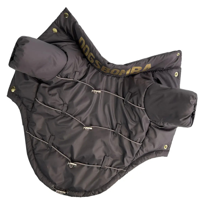 Куртка с фиксаторами шоколад K-95