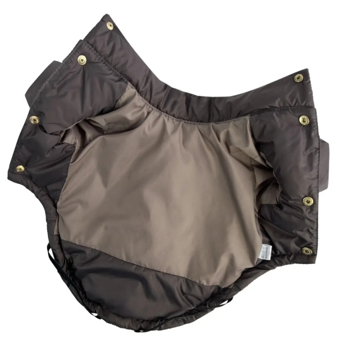 Куртка с фиксаторами шоколад K-95