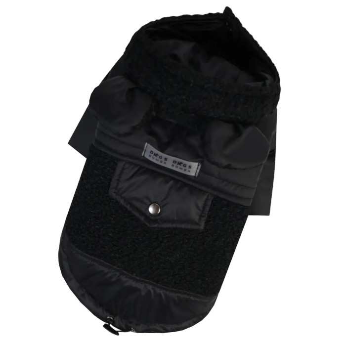 Куртка Teddy черная K-98