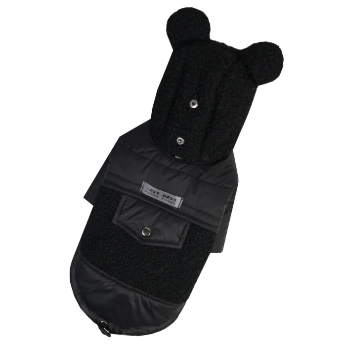 Куртка Teddy черная K-98